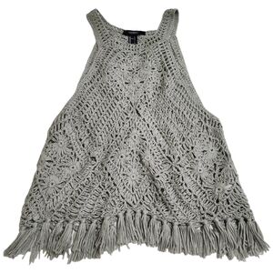 Forever 21 Crochet Tank, Size L